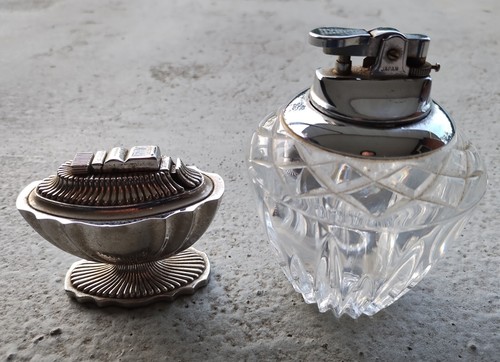 Vintage asr table - asr, lighters