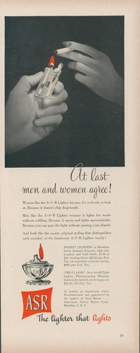 1948 asr lighter - 1948, nail