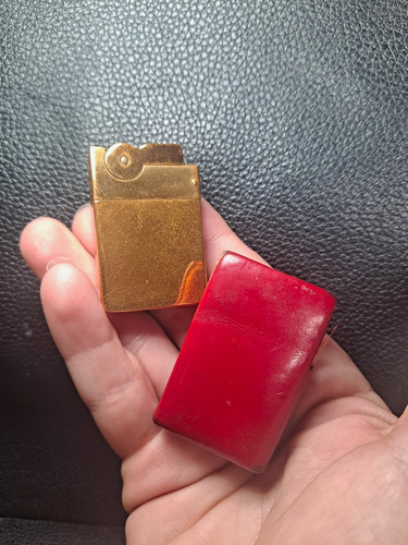 Asr gold tone pocket lighter - asr,